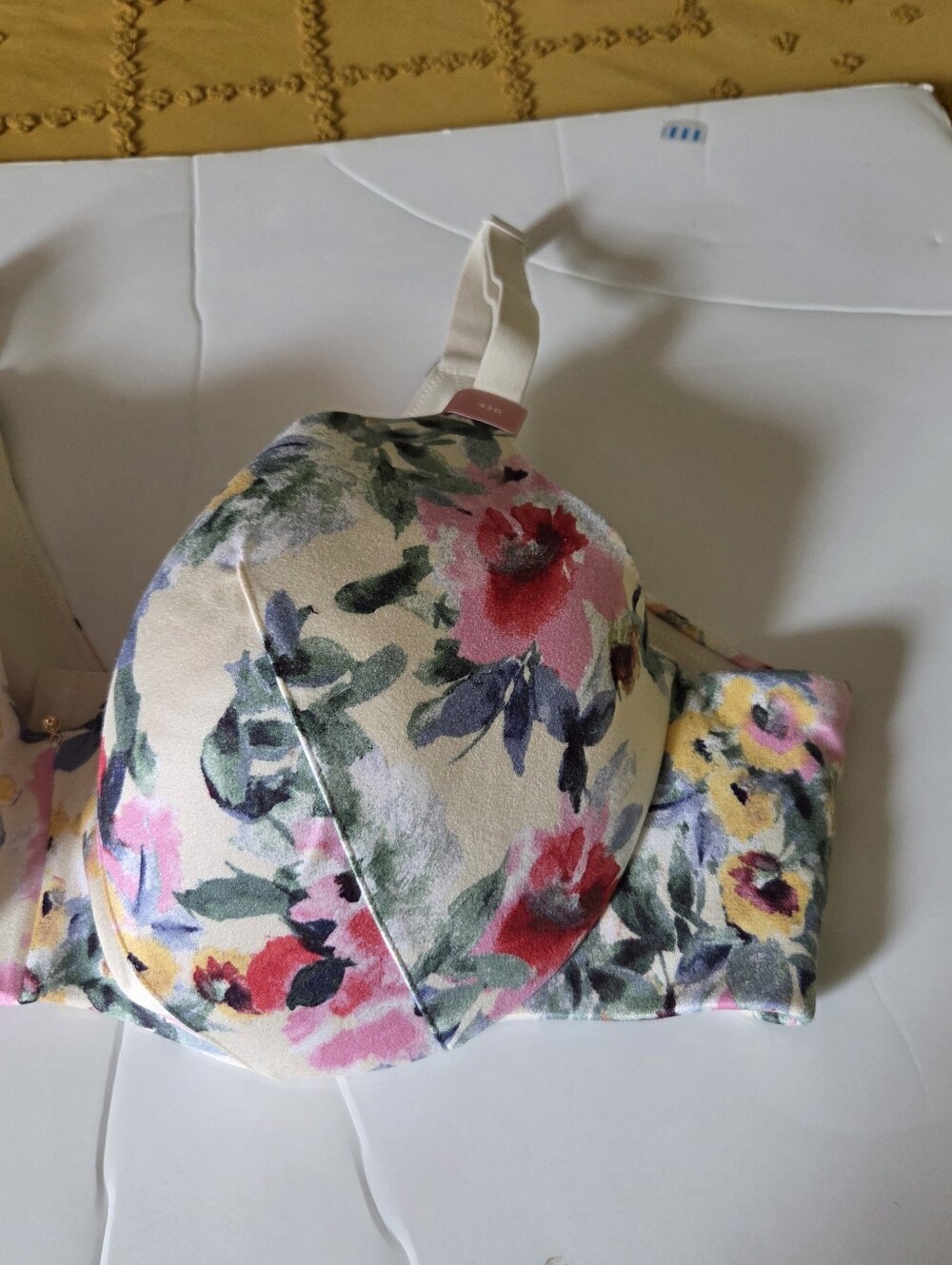 Lane Bryant's Cacique Lightly Lined Floral Balconette Bra Size 42D - Picture 4 of 10
